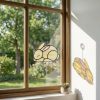 Stained Glass Bunny Suncatcher | Pet Rabbit Memorial Gift | Bunny Mom Window Decor | Rainbow Bridge Sympathy | Woodland Animal Lover Art